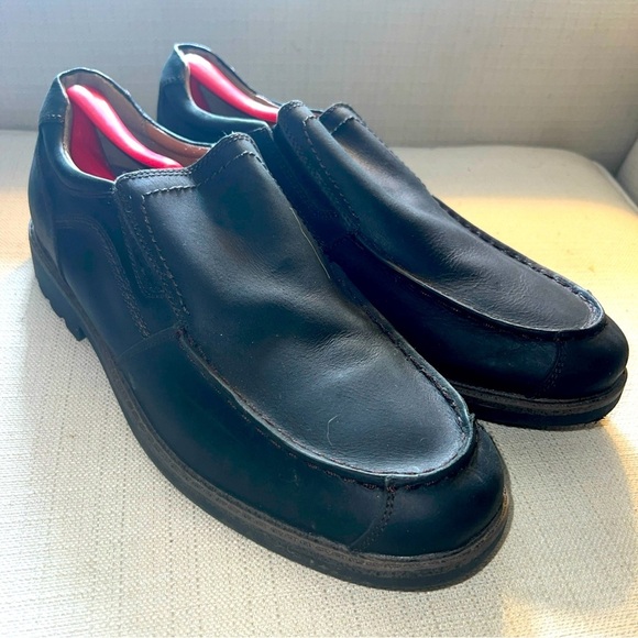 G.H. Bass Mens Black Slip On Darren Comfort Shoes Size 11M Casual Or Career - Picture 1 of 11
